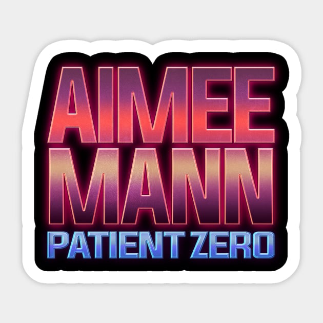 patient zero aimee mann Sticker by Billybenn